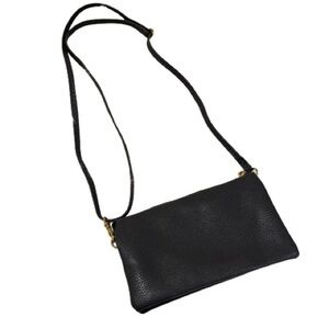 Women’s A New Day Small Grey & Gold Faux Leather Crossbody Bag!